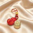 Gold List Success Keychain – Lucky Exam Blessing Charm