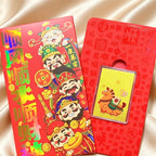 Pure Gold 999 Phone Sticker & Charm – Auspicious Feng Shui Mobile Decor