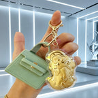 Gold Foil Feng Shui Pixiu Lucky Keychain