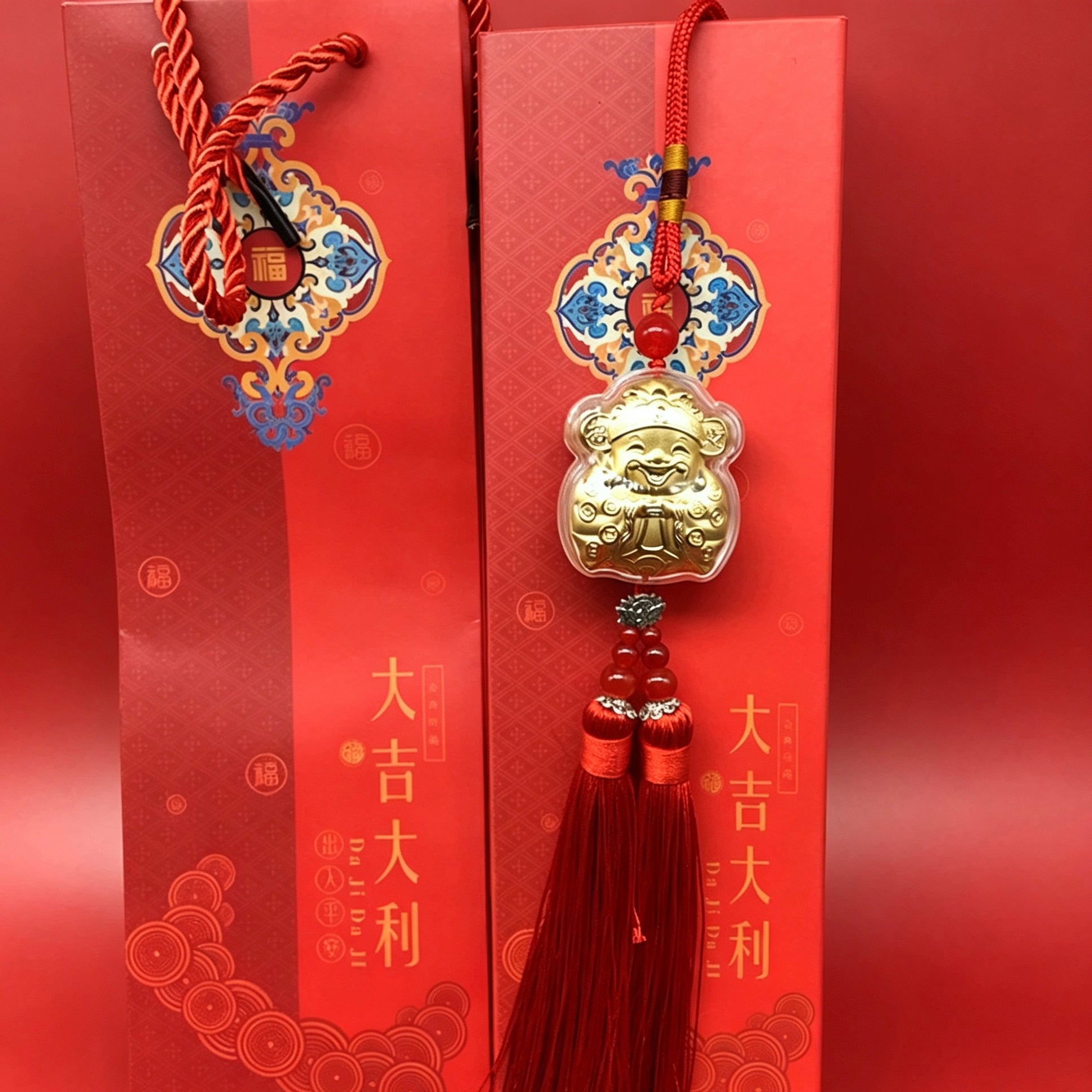 Lucky God of Wealth Pendant – Bring Fortune & Prosperity