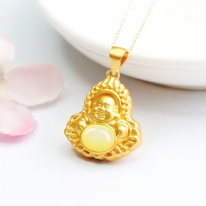Hetian Jade Necklace – Spiritual Blessing & Retro Elegance