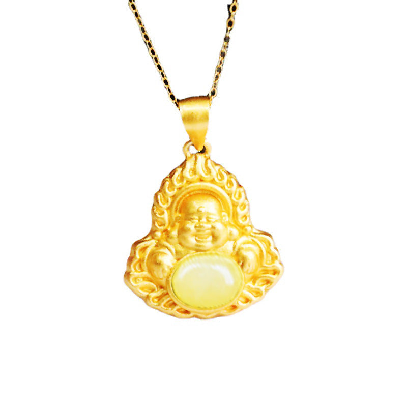 Hetian Jade Necklace – Spiritual Blessing & Retro Elegance
