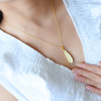 White Jade Fu Bean Necklace – Luck & Blessing Charm