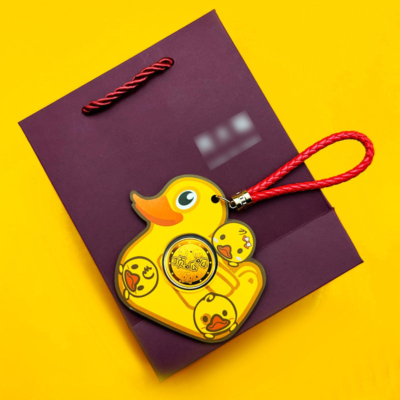 Little Yellow Duck Keychain – Cute & Playful Everyday Accessory