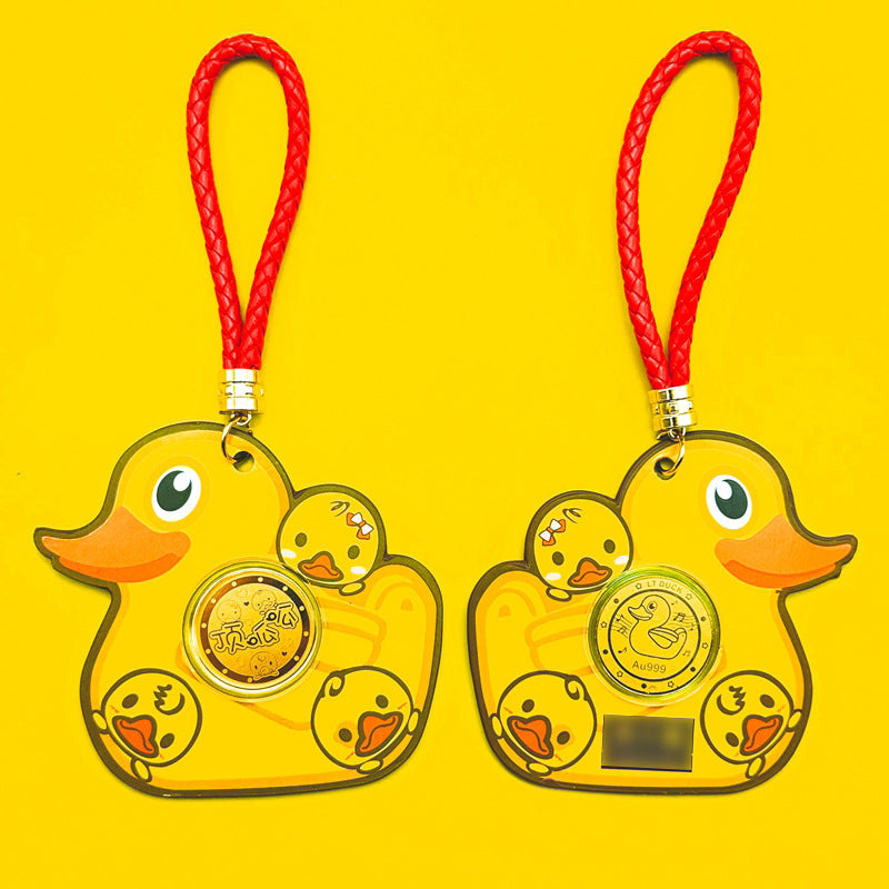 Little Yellow Duck Keychain – Cute & Playful Everyday Accessory