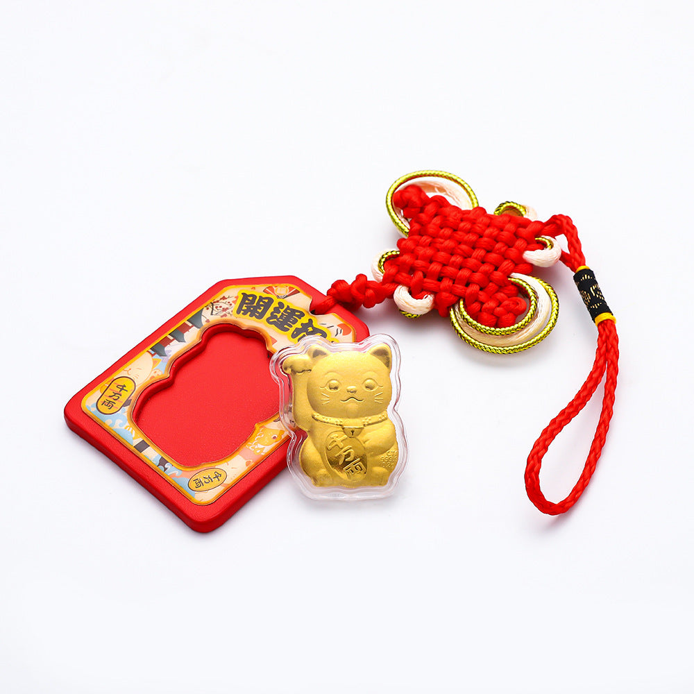Lucky Cat Pendant – Fortune & Happiness Charm