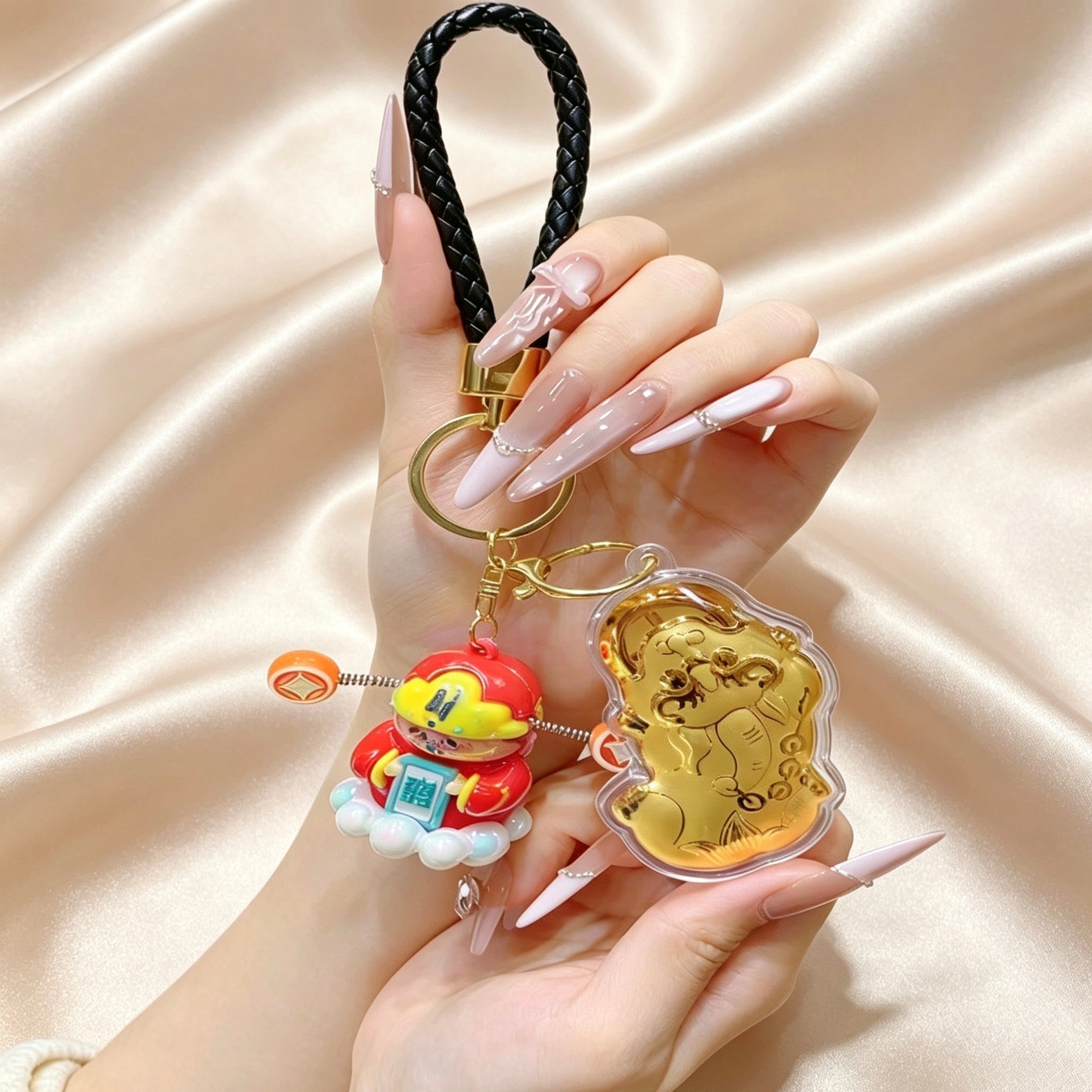 Pixiu Wealth Keychain – Prosperity & Fortune Pendant