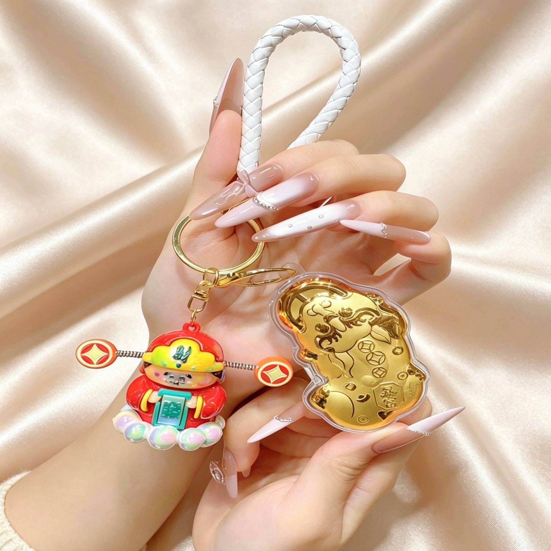 Pixiu Wealth Keychain – Prosperity & Fortune Pendant