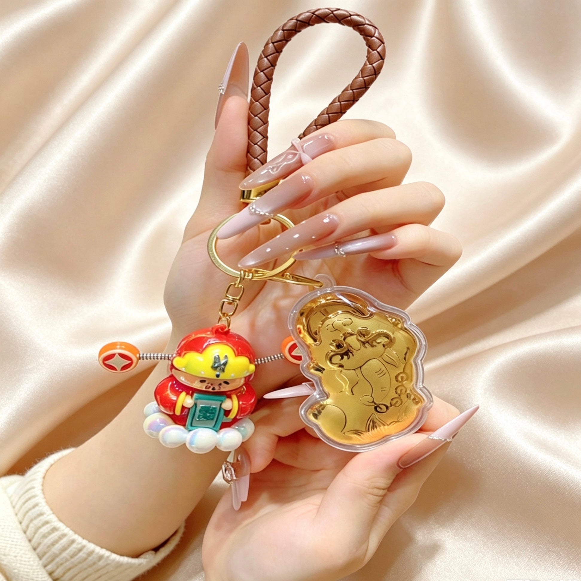 Pixiu Wealth Keychain – Prosperity & Fortune Pendant
