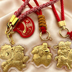 Instant Wealth God Keychain – Prosperity & Fortune Pendant