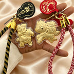 Instant Wealth God Keychain – Prosperity & Fortune Pendant