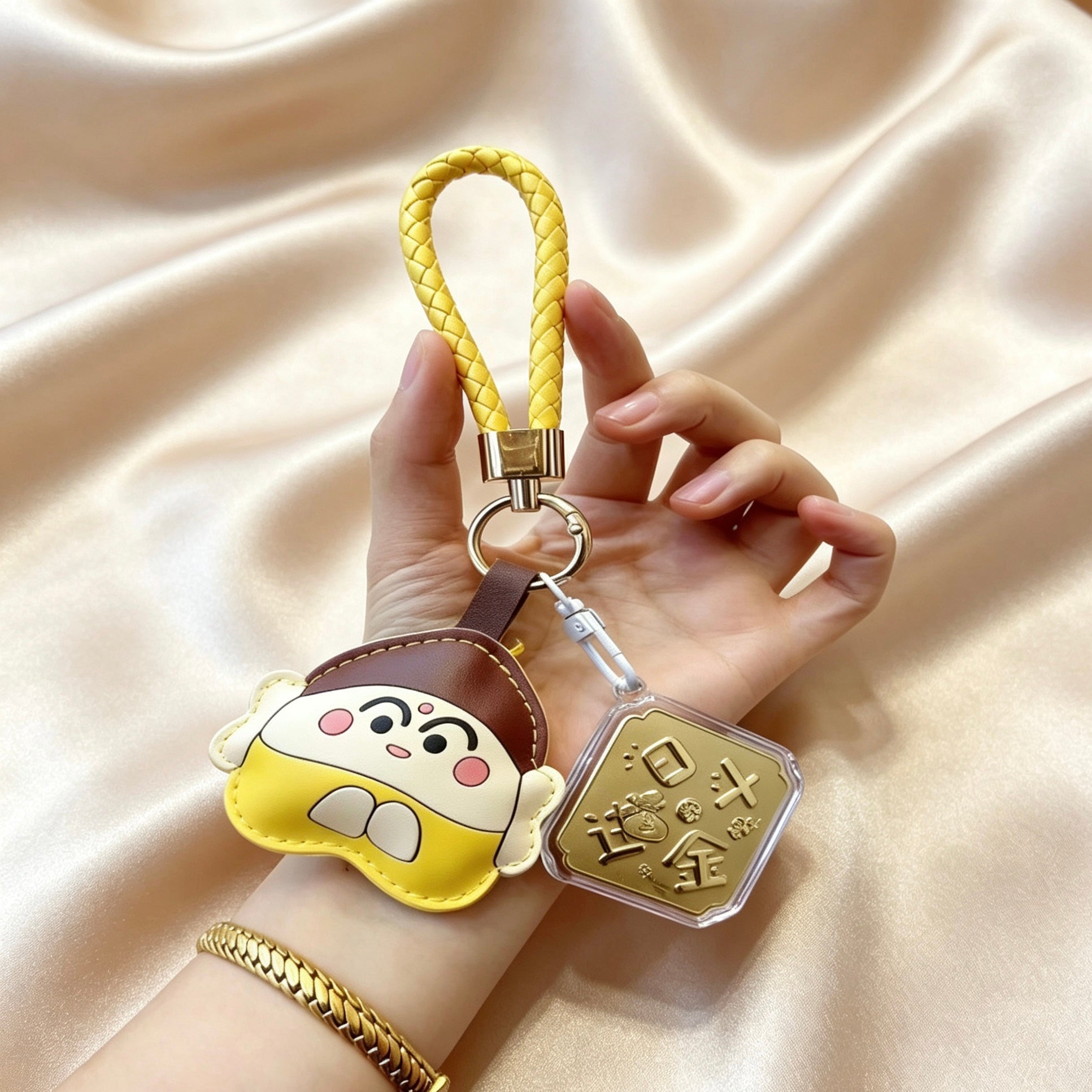 Lucky Blessing Phone Charm – Prosperity & Fortune Pendant
