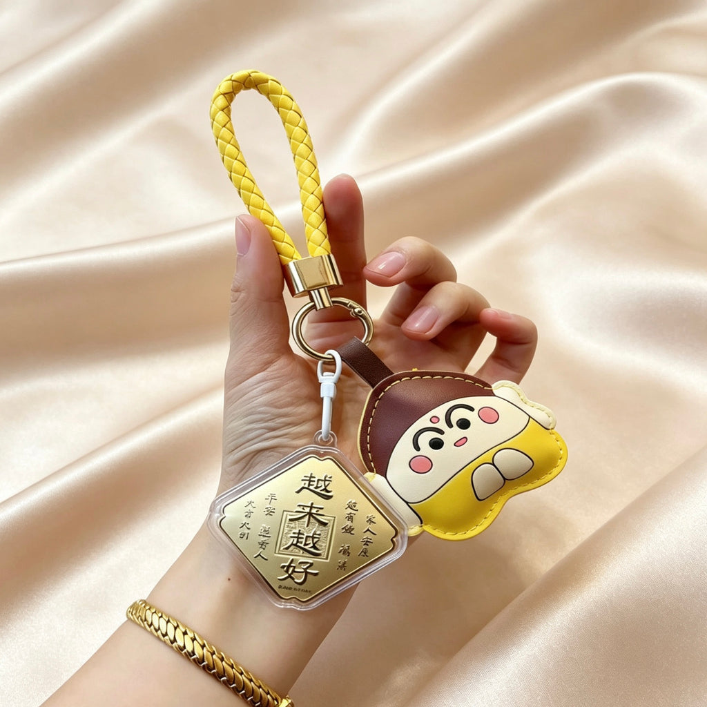 Lucky Blessing Phone Charm – Prosperity & Fortune Pendant