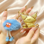 Cartoon Phone Charm Keychain – Cute Lucky Pendant Collection