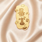 Pure Gold 999 Phone Sticker & Charm – Auspicious Feng Shui Mobile Decor