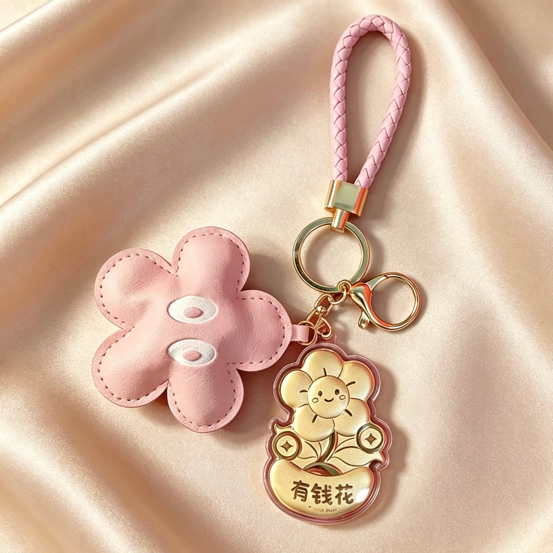 Pure Gold “Money to Spend” Keychain – Auspicious Feng Shui Lucky Charm