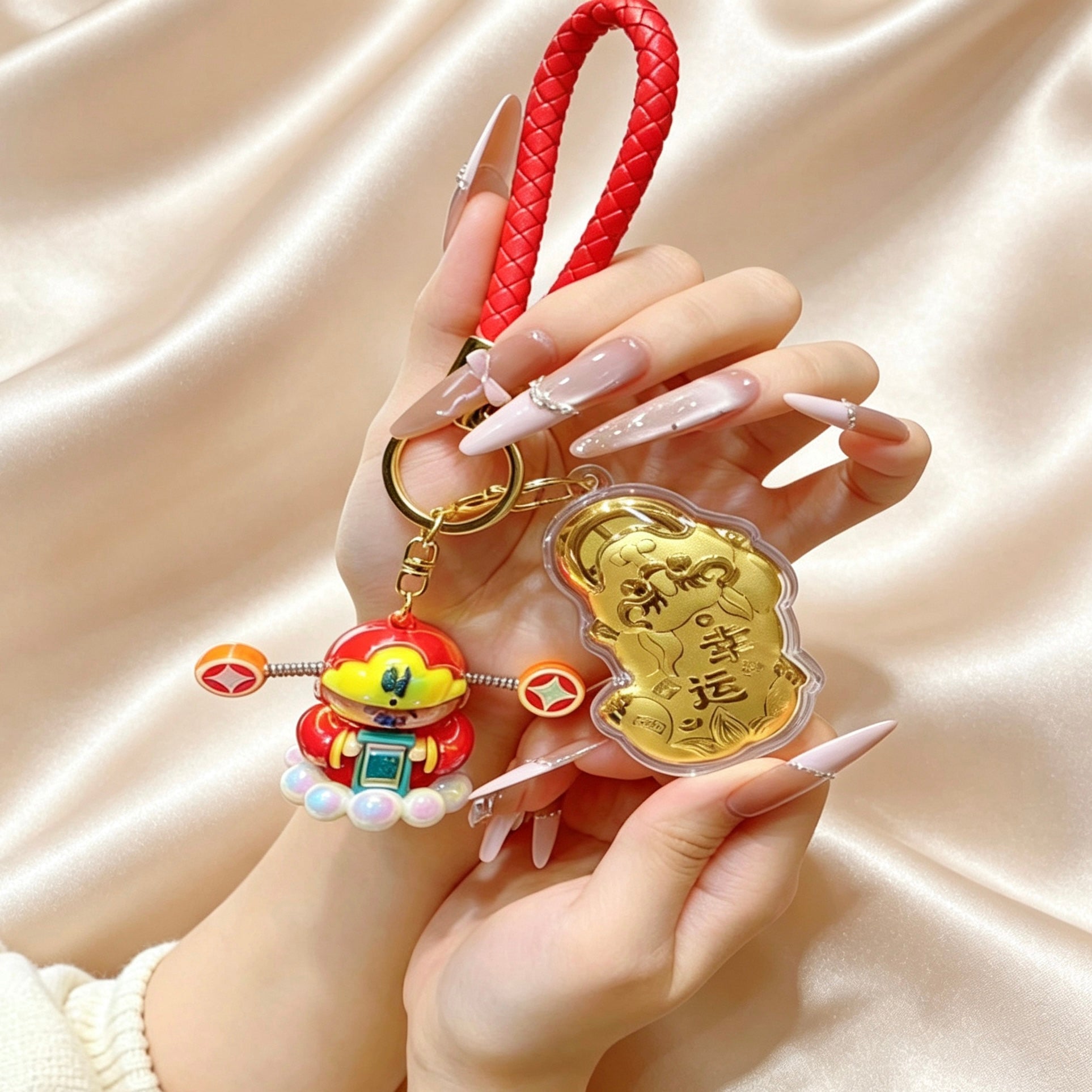 Pixiu Wealth Keychain – Prosperity & Fortune Pendant