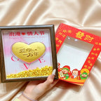 Pure Gold Love Ornament – Romantic Valentine’s Day Decor