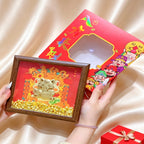 Gold Foil God of Wealth Ornament – Feng Shui Display Decor