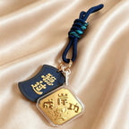 Gold List Success Keychain – Lucky Exam Blessing Charm