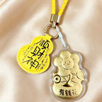 Pure Gold “Money to Spend” Keychain – Auspicious Feng Shui Lucky Charm