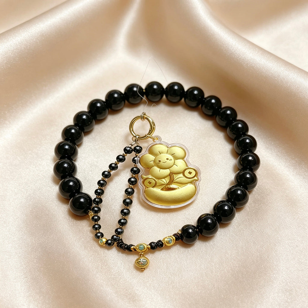 Pure Gold “Money to Spend” Keychain – Auspicious Feng Shui Lucky Charm