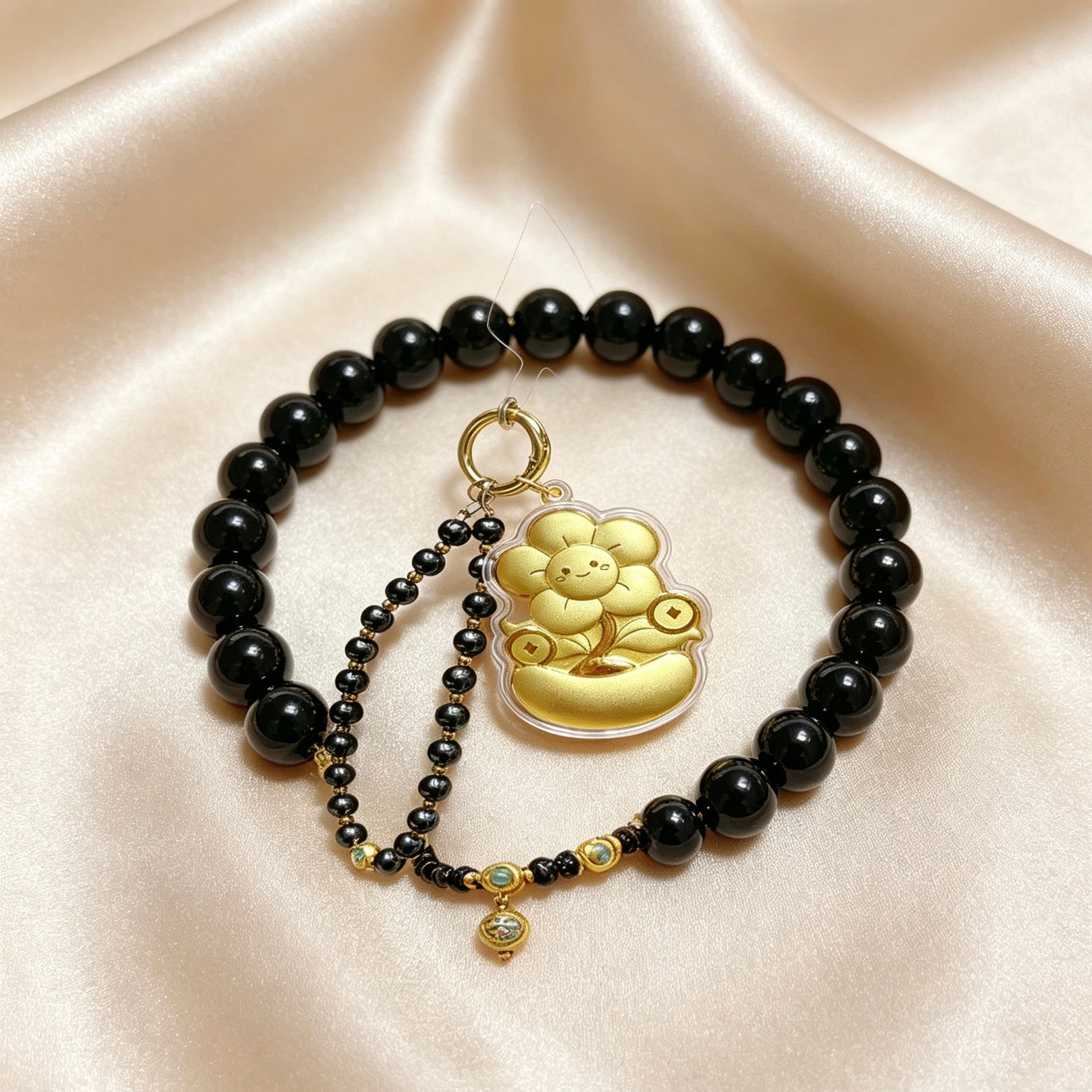 Pure Gold “Money to Spend” Keychain – Auspicious Feng Shui Lucky Charm