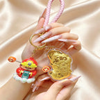 Pixiu Wealth Keychain – Prosperity & Fortune Pendant