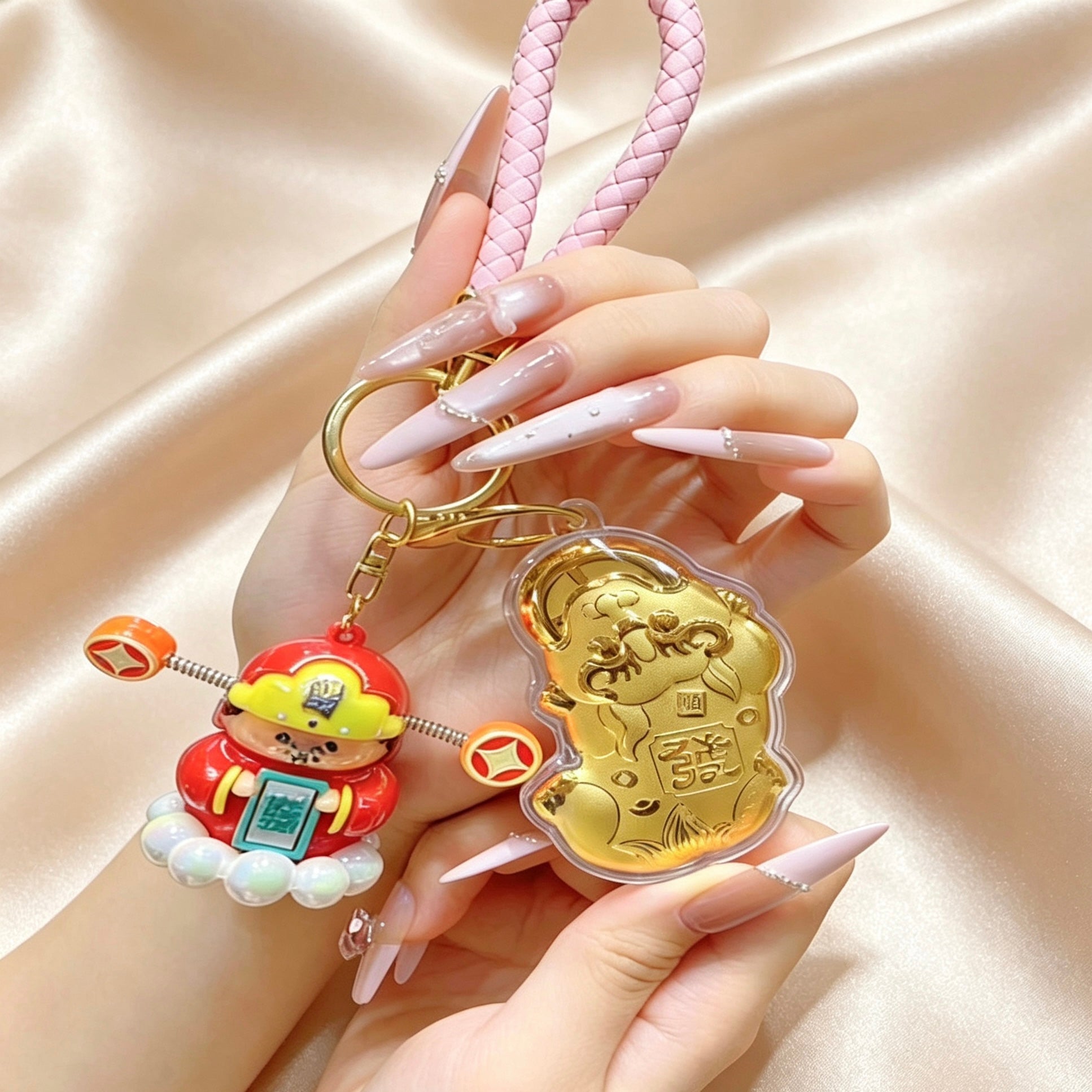 Pixiu Wealth Keychain – Prosperity & Fortune Pendant