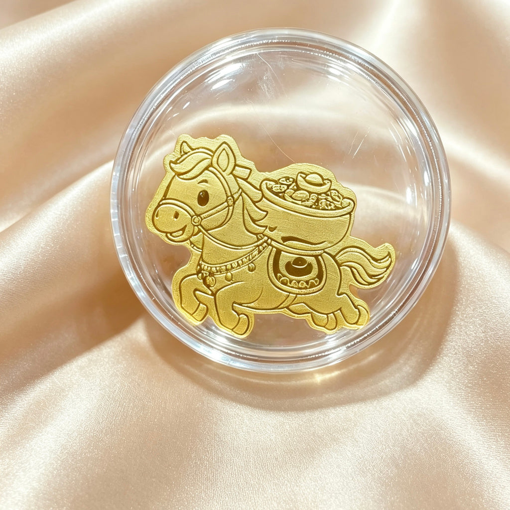Pure Gold 999 Phone Sticker & Charm – Auspicious Feng Shui Mobile Decor