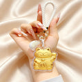 Lucky Maneki Neko Keychain – Wealth & Fortune Charm
