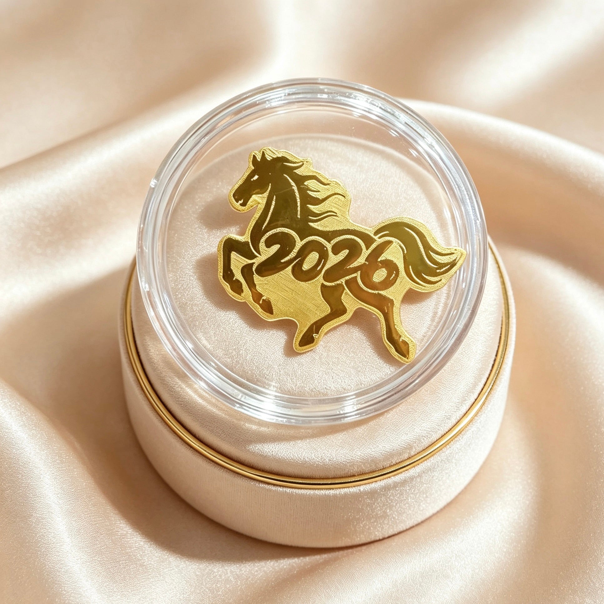 Pure Gold 999 Phone Sticker & Charm – Auspicious Feng Shui Mobile Decor