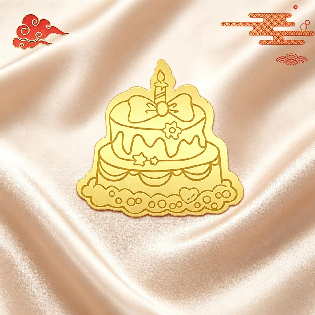 Pure Gold 999 Phone Sticker & Charm – Auspicious Feng Shui Mobile Decor