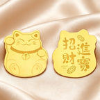 Pure Gold 999 Phone Sticker & Charm – Auspicious Feng Shui Mobile Decor