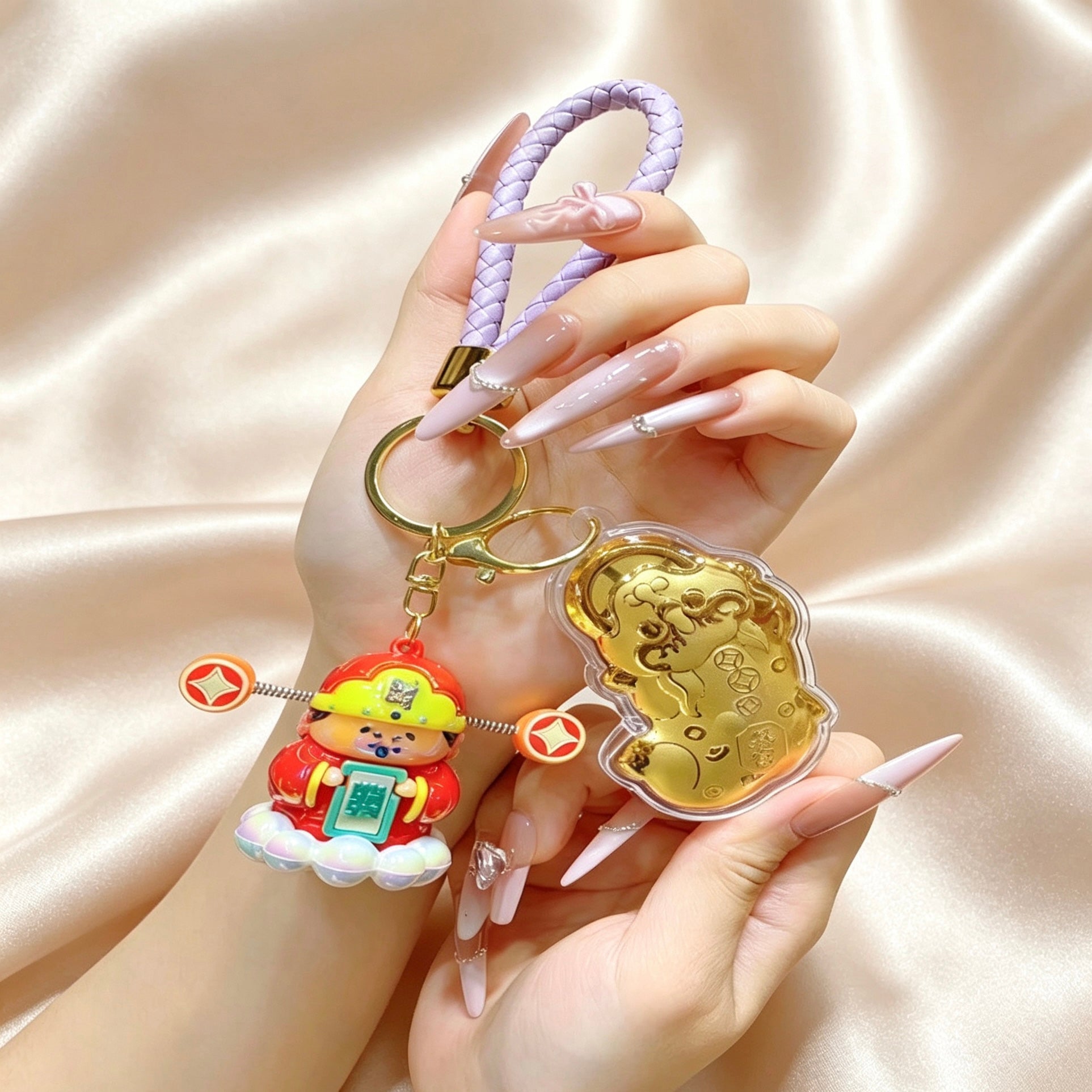 Pixiu Wealth Keychain – Prosperity & Fortune Pendant