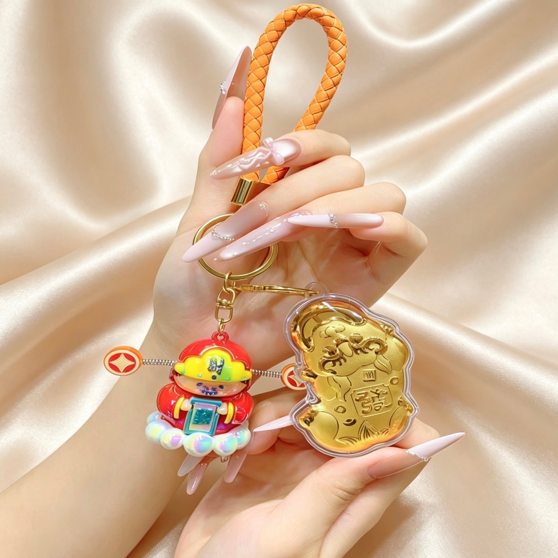 Pixiu Wealth Keychain – Prosperity & Fortune Pendant