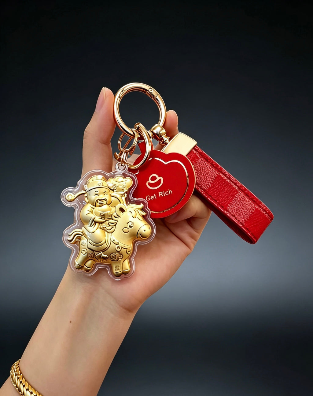 Get Rich Mobile Phone Charm – Fortune & Prosperity Lucky Accessory