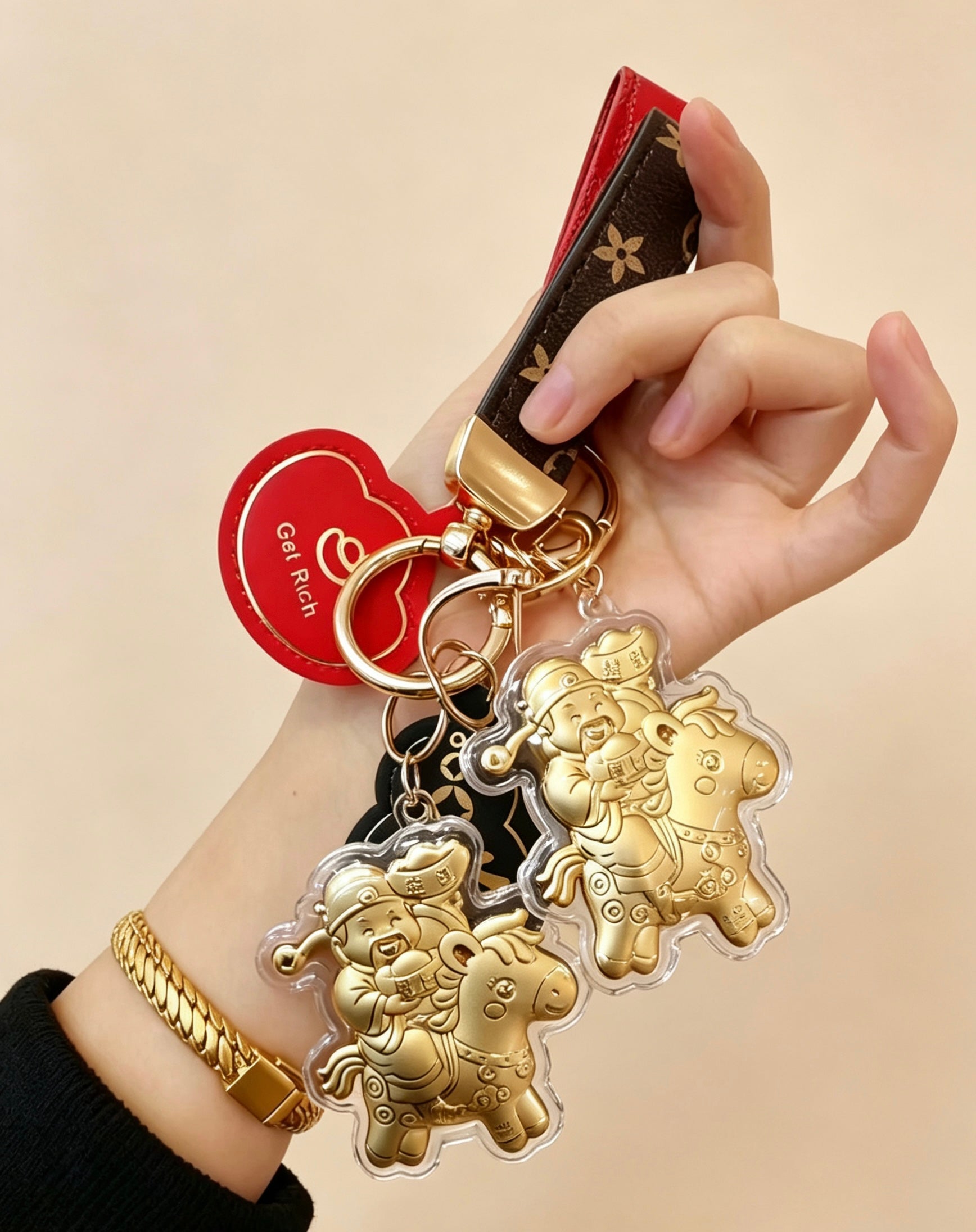 Get Rich Mobile Phone Charm – Fortune & Prosperity Lucky Accessory