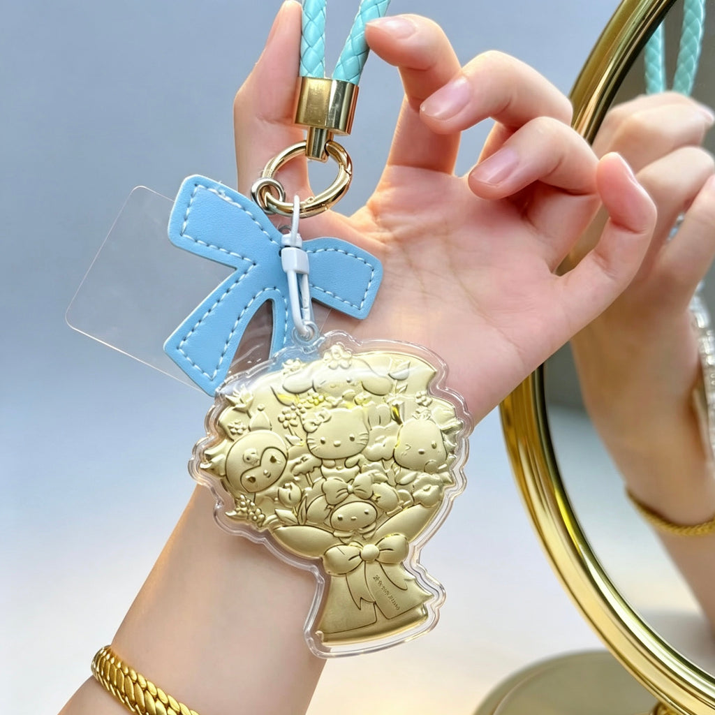 Cartoon Bouquet Keychain – Cute & Stylish Floral Accessory
