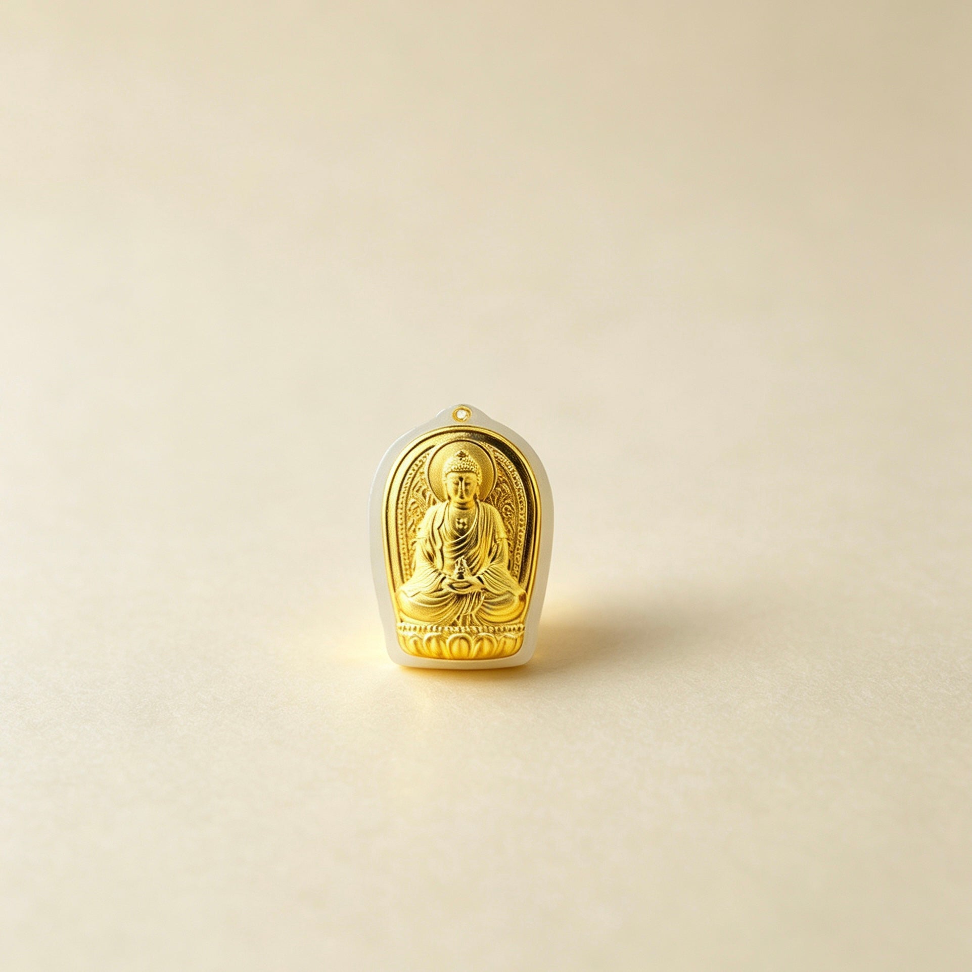 Chinese Zodiac Guardian Buddha Gold Statue Feng Shui Protection Ornament Gift Set