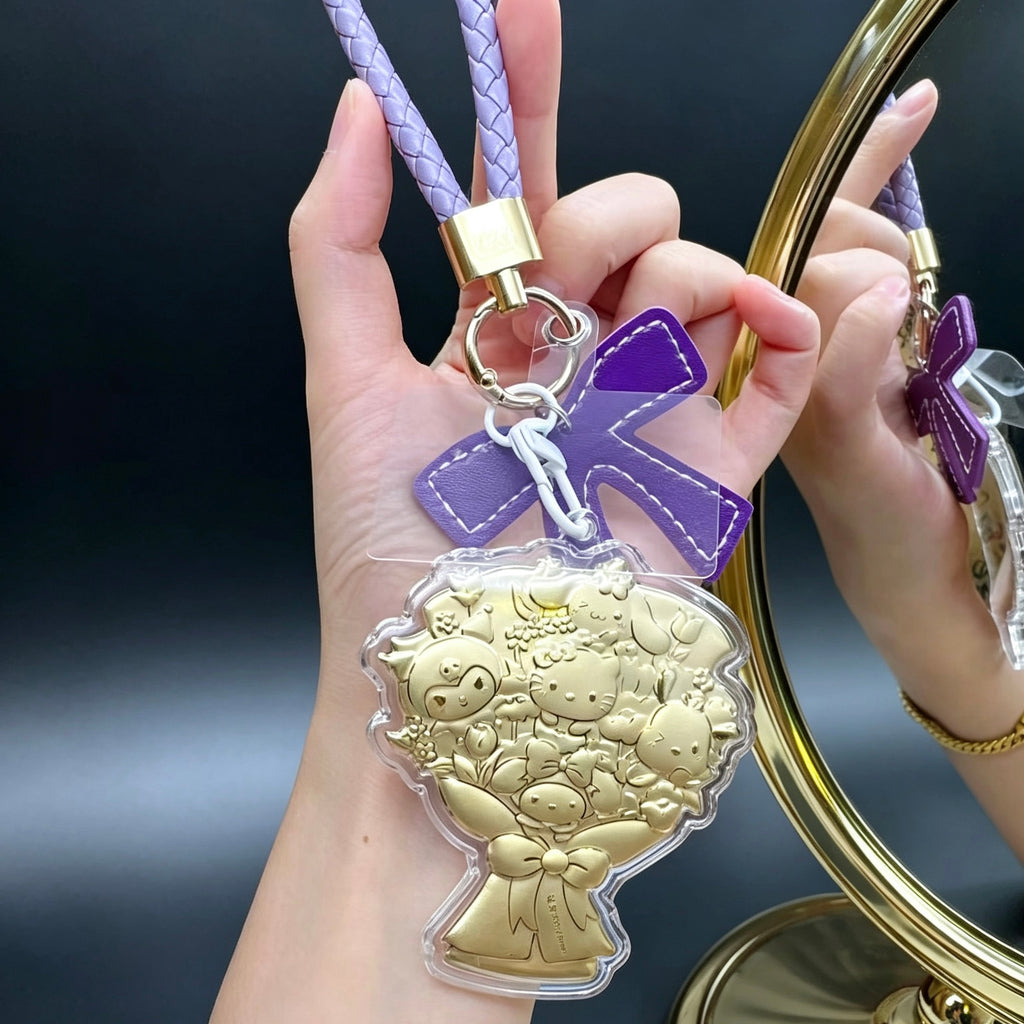 Cartoon Bouquet Keychain – Cute & Stylish Floral Accessory