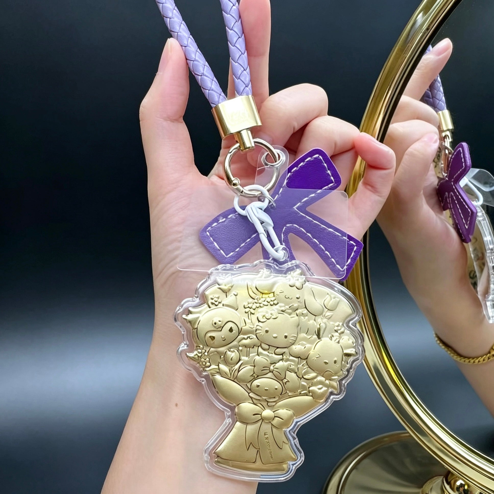 Cartoon Bouquet Keychain – Cute & Stylish Floral Accessory