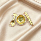 Luxury Medal Ornament Chinese Style Gold Foil Three Treasures Gift Set