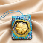 Gold Foil Lucky Cute Cat Hanging Ornament Gift