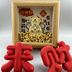 God of Wealth Ornament – Prosperity & Fortune Decorative Charm