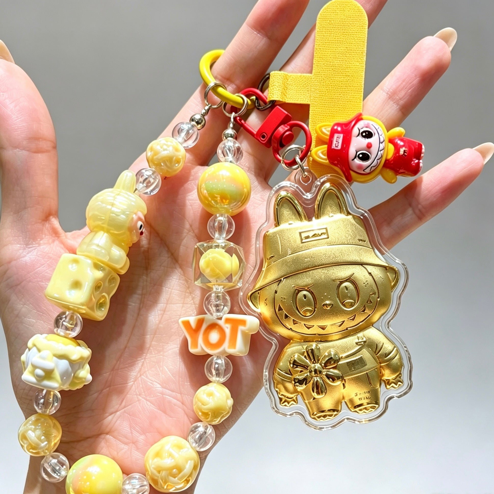 Cute Character Phone Charm – Lucky & Playful Everyday Accessory