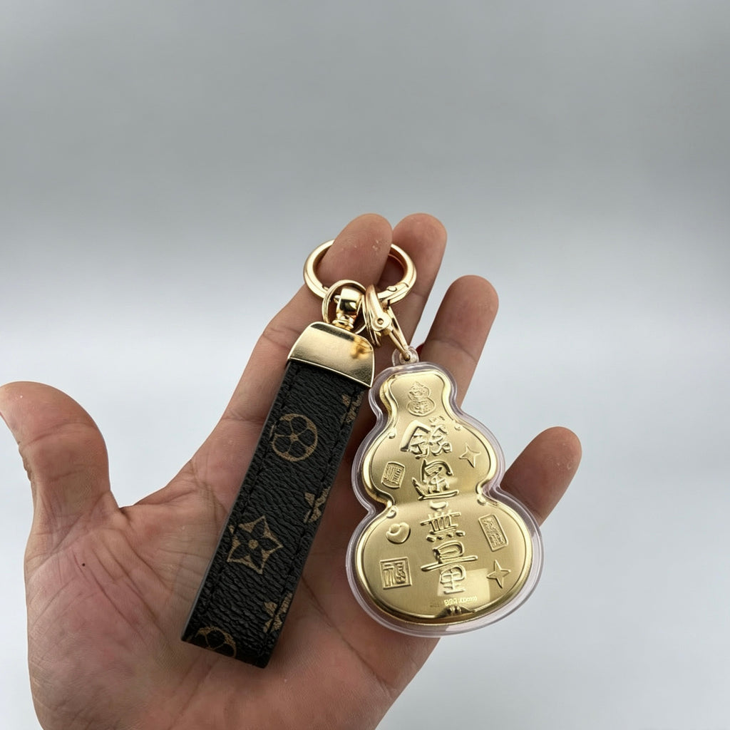 Gourd Keychain Pendant – Lucky Blessing & Prosperity Charm