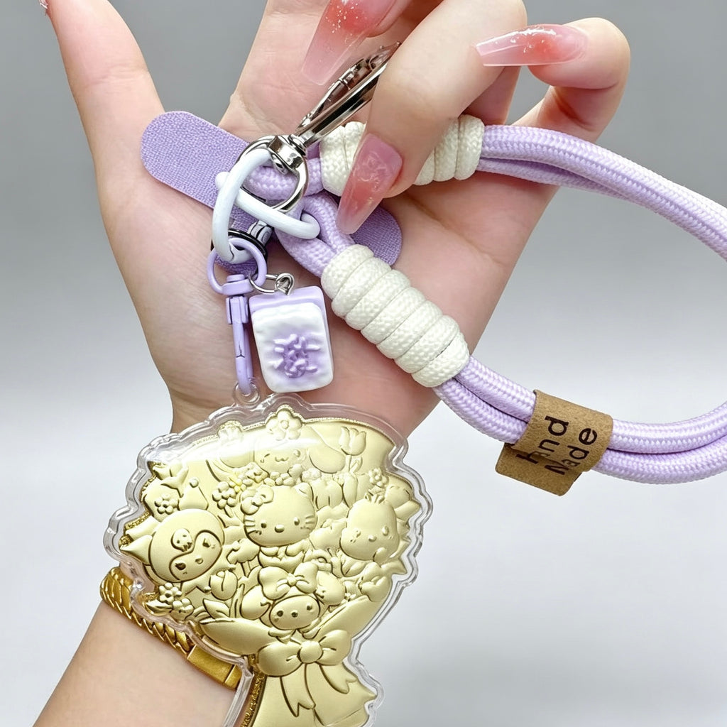 Cartoon Bouquet Keychain – Cute & Stylish Floral Accessory