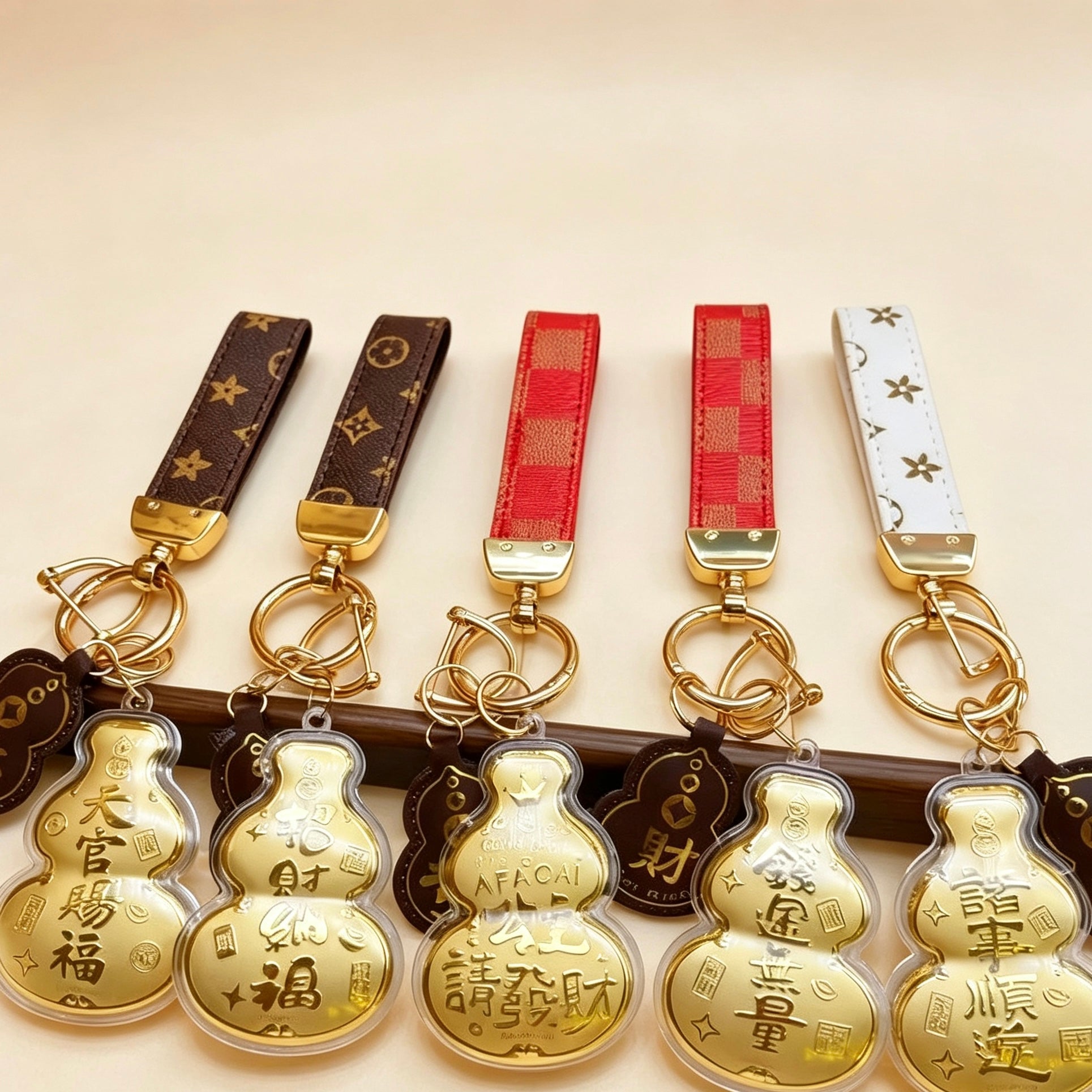 Lucky Blessing Keychain – Creative Fortune & Prosperity Accessory