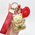 Lucky Fortune Cat Keychain – Wealth & Prosperity Accessory